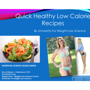 Quick Healthy Low Calorie Recipe Book